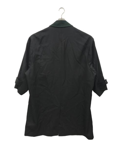 Graphpaper（グラフペーパー）Graphpaper (グラフペーパー) Hard Gabardine Soutien Collar Coat ブラック サイズ:1の古着・服飾アイテム