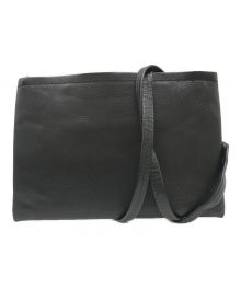 Aeta（アエタ）の古着「レザーショルダーバッグ」｜ブラック