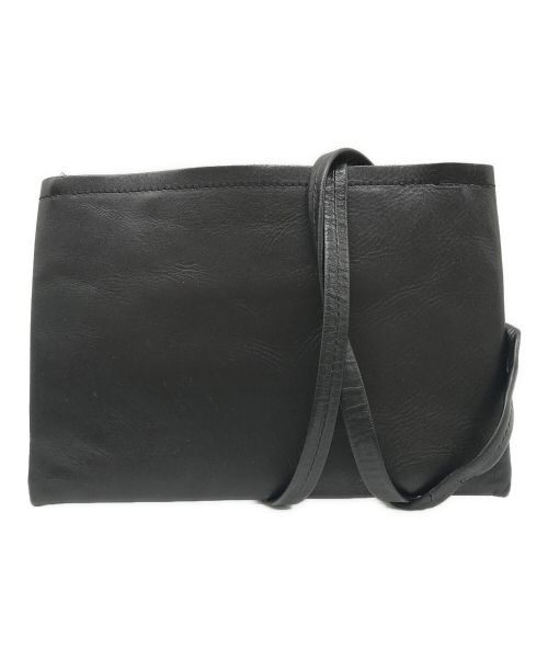Aeta（アエタ）Aeta (アエタ) レザーショルダーバッグ ブラックの古着・服飾アイテム