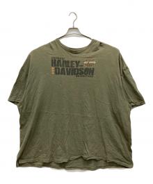 HARLEY-DAVIDSON（ハーレーダビッドソン）の古着「プリントTシャツ」｜オリーブ