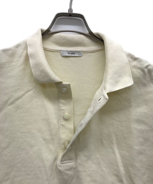 CLANE（クラネ）CLANE (クラネ) CROPPED POLO TOPS アイボリー サイズ:2の古着・服飾アイテム