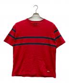 stussyステューシー）の古着「ボーダーTシャツ」｜レッド