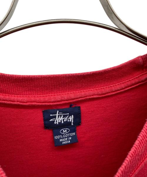 stussy（ステューシー）stussy (ステューシー) ボーダーTシャツ レッド サイズ:Mの古着・服飾アイテム
