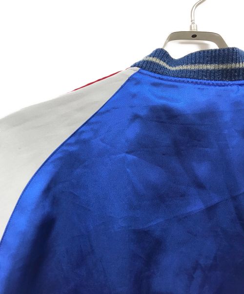 BEAMS（ビームス）BEAMS (ビームス) スカジャン ブラック×ブルー サイズ:Mの古着・服飾アイテム