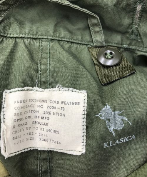 KLASICA（クラシカ）KLASICA (クラシカ) M-65リメイクモッズコート グリーン サイズ:3の古着・服飾アイテム