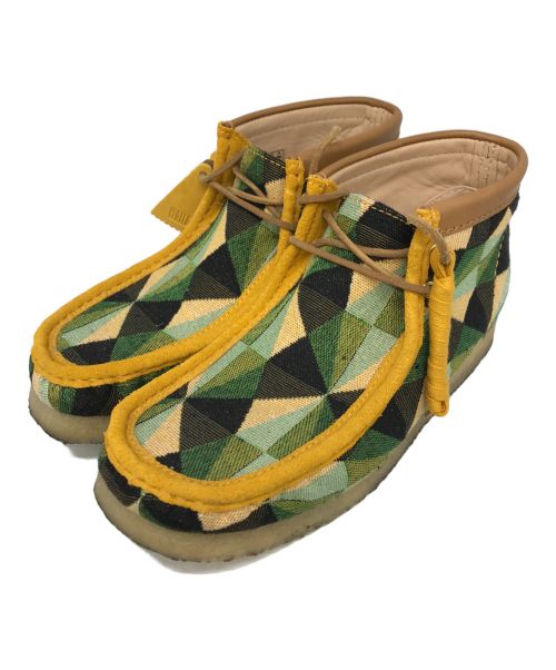 CLARKS ORIGINALS（クラークス オリジナルズ）CLARKS ORIGINALS (クラークス オリジナルズ) ワラビーブーツ グリーン サイズ:26.5cmの古着・服飾アイテム