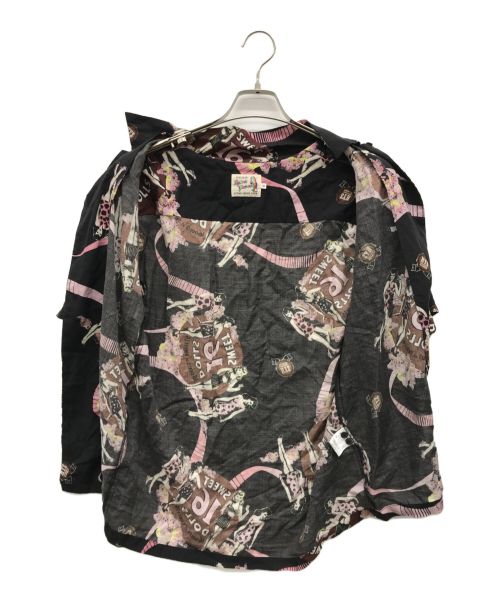 Hysteric Glamour（ヒステリックグラマー）Hysteric Glamour (ヒステリックグラマー) 総柄シャツ ブラック サイズ:Mの古着・服飾アイテム