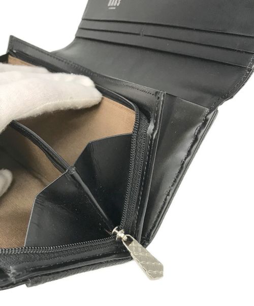 DAKS（ダックス）DAKS (ダックス) HOUSE CHECK WALLET ブラックの古着・服飾アイテム