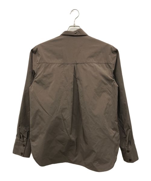TODAYFUL（トゥデイフル）TODAYFUL (トゥデイフル) Silky Roundhem Shirts ブラウン サイズ:Fの古着・服飾アイテム