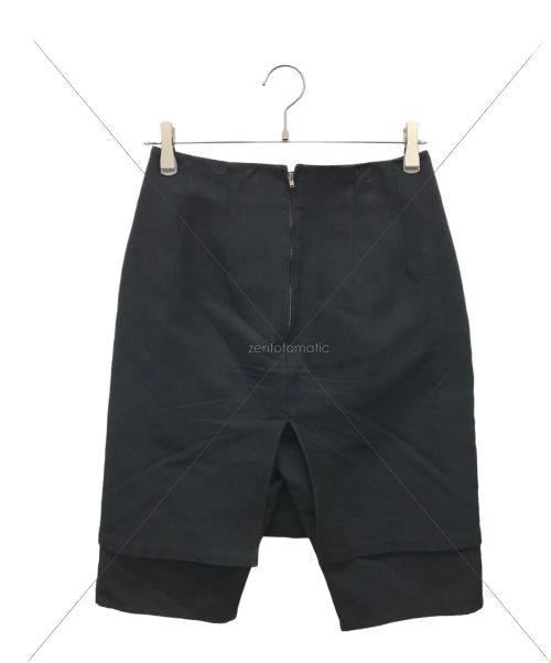 CLANE（クラネ）CLANE (クラネ) SHORT PANTS LAYERED SKIRT ブラック サイズ:2の古着・服飾アイテム