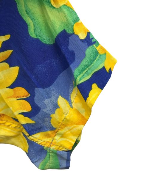 KENZO（ケンゾー）KENZO (ケンゾー) オープンカラープリントシャツ イエロー サイズ:Fの古着・服飾アイテム