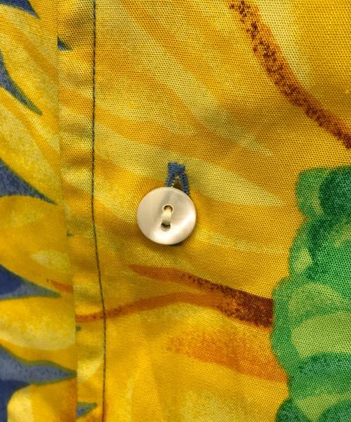 KENZO（ケンゾー）KENZO (ケンゾー) オープンカラープリントシャツ イエロー サイズ:Fの古着・服飾アイテム