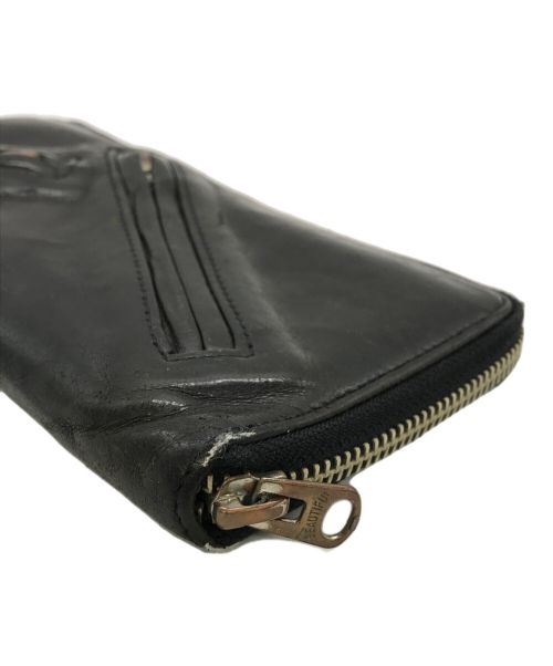 beautiful people（ビューティフルピープル）beautiful people (ビューティフルピープル) ライダースウォレット ブラックの古着・服飾アイテム