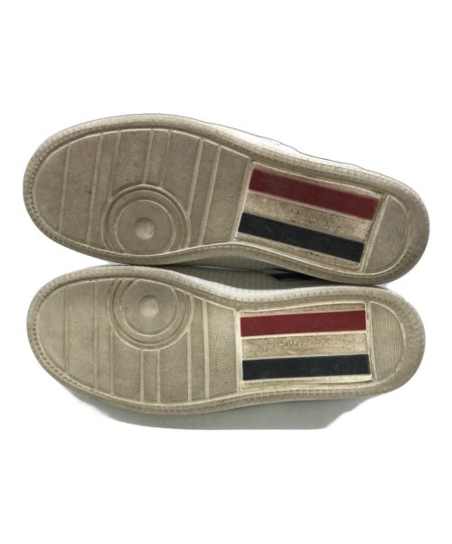 Thom Browne（トムブラウン）Thom Browne (トムブラウン) ローカットスニーカー グレー サイズ:26.5cmの古着・服飾アイテム
