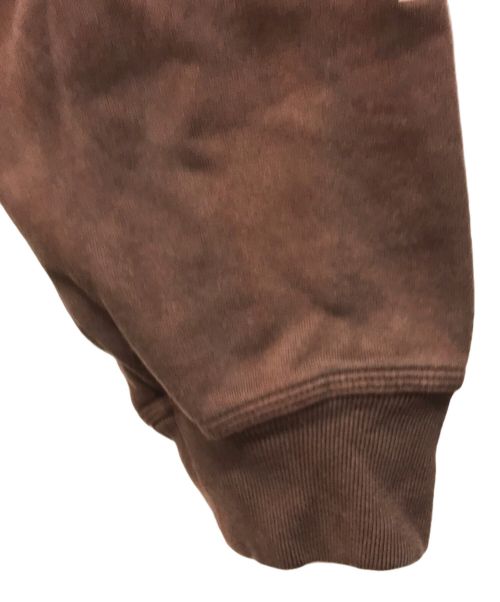 stussy（ステューシー）stussy (ステューシー) STUSSY SPORT EMBROIDERED CREW ブラウン サイズ:XLの古着・服飾アイテム