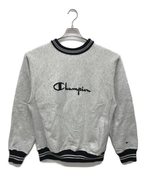 Champion REVERSE WEAVE（チャンピオン リバース ウィーブ）Champion REVERSE WEAVE (チャンピオン リバースウィーブ) ロゴスウェット グレー サイズ:Lの古着・服飾アイテム