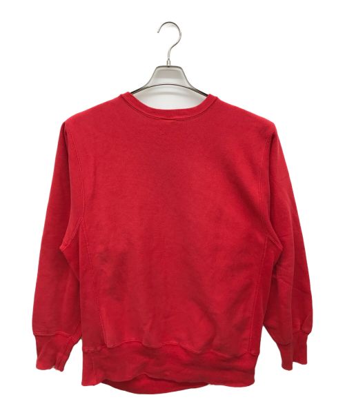 Champion REVERSE WEAVE（チャンピオン リバース ウィーブ）Champion REVERSE WEAVE (チャンピオン リバースウィーブ) ロゴスウェット レッド サイズ:XLの古着・服飾アイテム