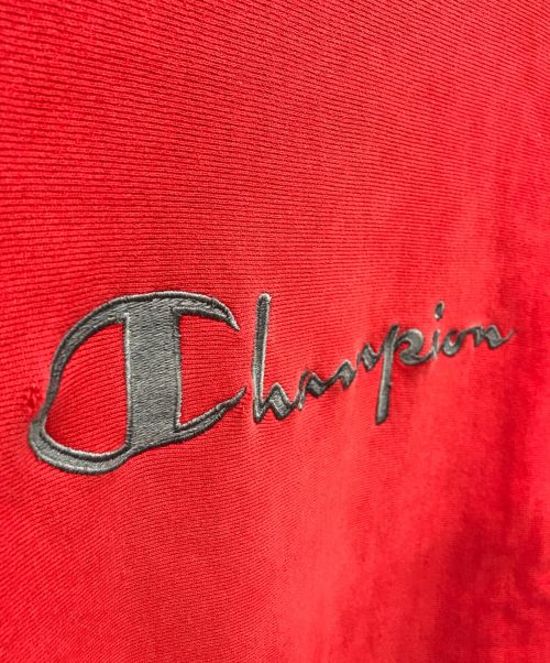 Champion REVERSE WEAVE（チャンピオン リバース ウィーブ）Champion REVERSE WEAVE (チャンピオン リバースウィーブ) ロゴスウェット レッド サイズ:XLの古着・服飾アイテム