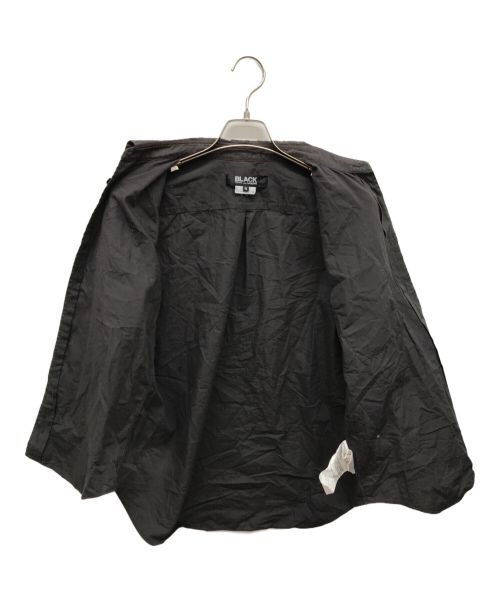 BLACK COMME des GARCONS（ブラックコムデギャルソン）BLACK COMME des GARCONS (ブラック コムデギャルソン) 7分袖シャツ グレー サイズ:Sの古着・服飾アイテム