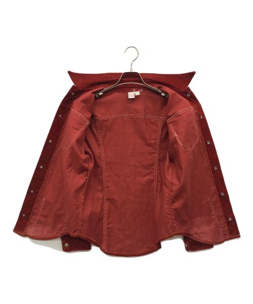 MAVERICK（マーベリック）MAVERICK (マーベリック) コーデュロイジャケット レッド サイズ:Lの古着・服飾アイテム