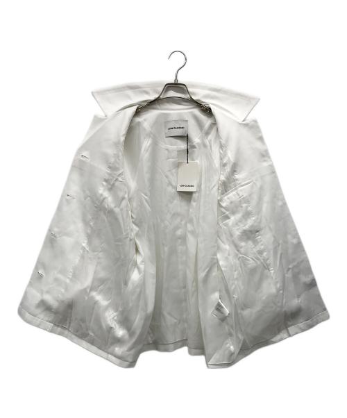 LOW CLASSIC（ロウクラシック）LOW CLASSIC (ロウクラシック) ベルテッド ジャケット ホワイト サイズ:Mの古着・服飾アイテム