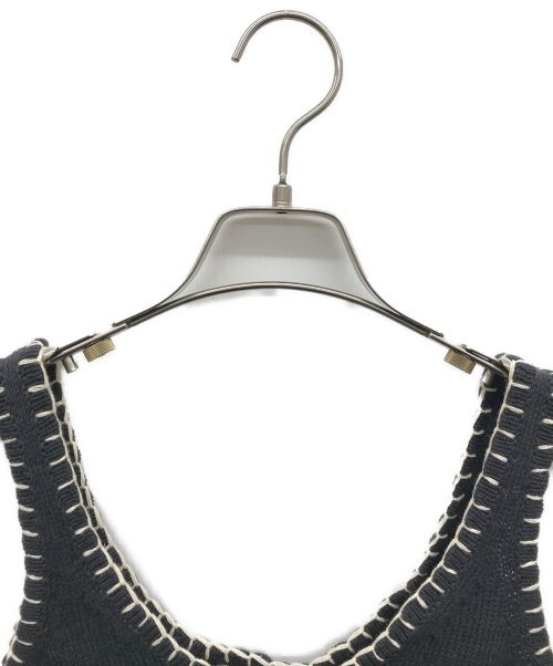 The garment（ザ ガーメント）The garment (ザ ガーメント) ニットビスチェ グレー サイズ:8 未使用品の古着・服飾アイテム