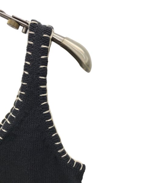 The garment（ザ ガーメント）The garment (ザ ガーメント) ニットビスチェ グレー サイズ:8 未使用品の古着・服飾アイテム