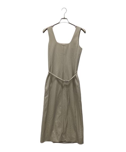 LOW CLASSIC（ロウクラシック）LOW CLASSIC (ロウクラシック) キャミソールワンピース ベージュ サイズ:Mの古着・服飾アイテム
