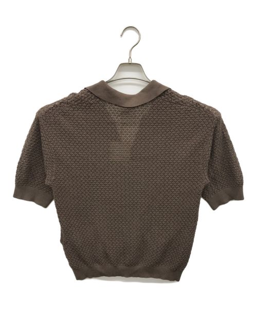 The garment（ザ ガーメント）The garment (ザ ガーメント) Tanzania Polo ブラウン サイズ:8 未使用品の古着・服飾アイテム