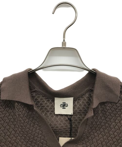 The garment（ザ ガーメント）The garment (ザ ガーメント) Tanzania Polo ブラウン サイズ:8 未使用品の古着・服飾アイテム