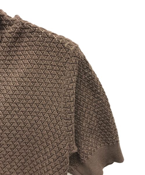 The garment（ザ ガーメント）The garment (ザ ガーメント) Tanzania Polo ブラウン サイズ:8 未使用品の古着・服飾アイテム