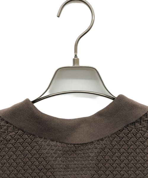 The garment（ザ ガーメント）The garment (ザ ガーメント) Tanzania Polo ブラウン サイズ:8 未使用品の古着・服飾アイテム