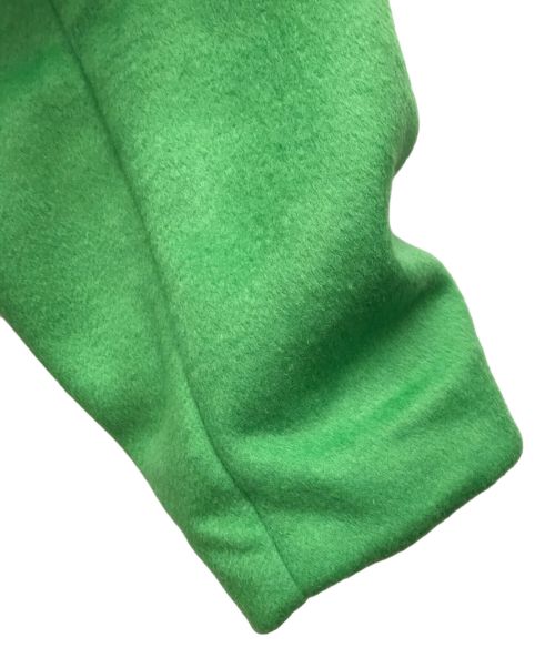 GANNI（ガニー）GANNI (ガニー) ウールコート グリーン サイズ:S 未使用品の古着・服飾アイテム