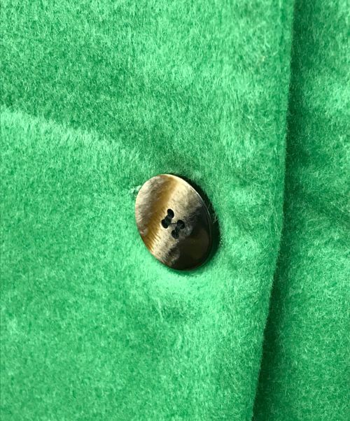 GANNI（ガニー）GANNI (ガニー) ウールコート グリーン サイズ:S 未使用品の古着・服飾アイテム