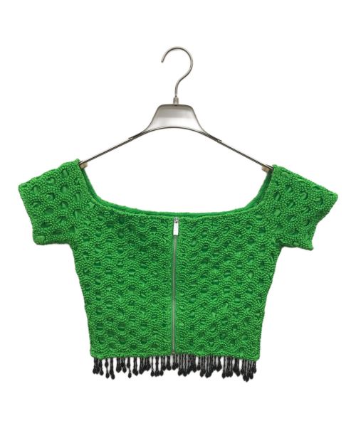 GANNI（ガニー）GANNI (ガニー) 半袖カットソー グリーン サイズ:S 未使用品の古着・服飾アイテム