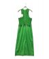 GANNI (ガニー) ノースリーブワンピース グリーン サイズ:36 未使用品：6000円