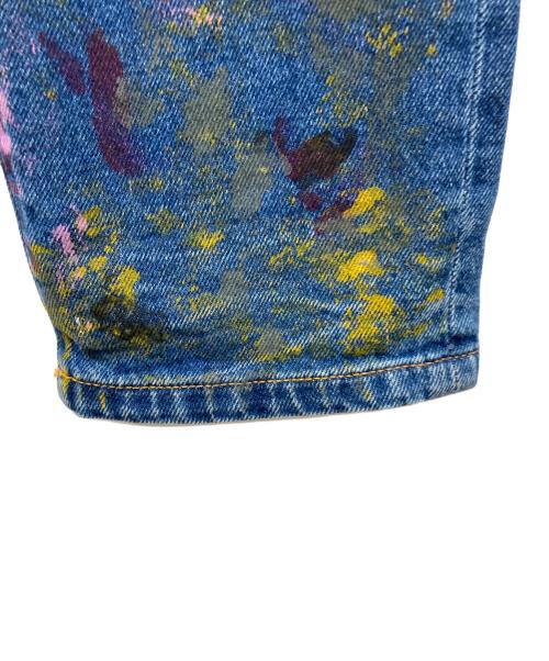 OFFWHITE（オフホワイト）OFFWHITE (オフホワイト) ペイントスキニーデニム インディゴ サイズ:31の古着・服飾アイテム