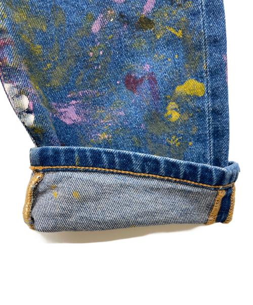 OFFWHITE（オフホワイト）OFFWHITE (オフホワイト) ペイントスキニーデニム インディゴ サイズ:31の古着・服飾アイテム