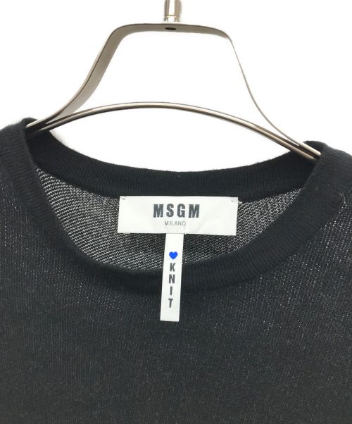 MSGM（エムエスジーエム）MSGM (エムエスジーエム) ニット ブラック サイズ:Sの古着・服飾アイテム