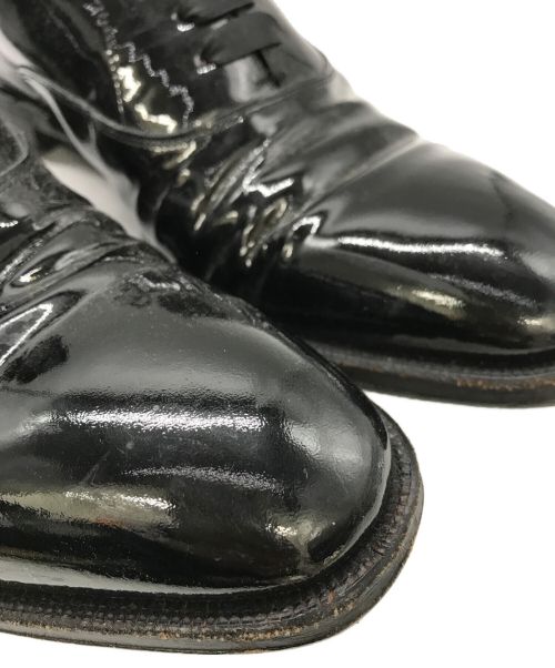 UNITED ARROWS（ユナイテッドアローズ）UNITED ARROWS (ユナイテッドアローズ) エナメルプレーントゥードレスシューズ ブラック サイズ:7の古着・服飾アイテム