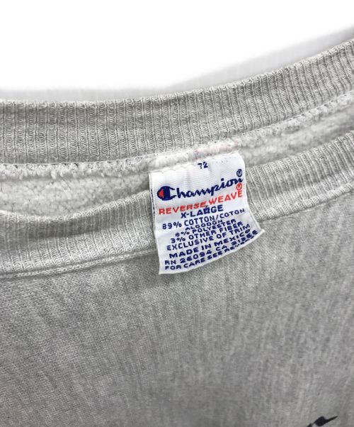 Champion（チャンピオン）Champion (チャンピオン) リバースウィーブスウェット グレー サイズ:XLの古着・服飾アイテム