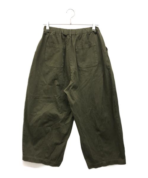 休日と詩（キュウジツトウタ）休日と詩 (キュウジツトウタ) コットンストレッチボンボンパンツ オリーブ サイズ:なしの古着・服飾アイテム