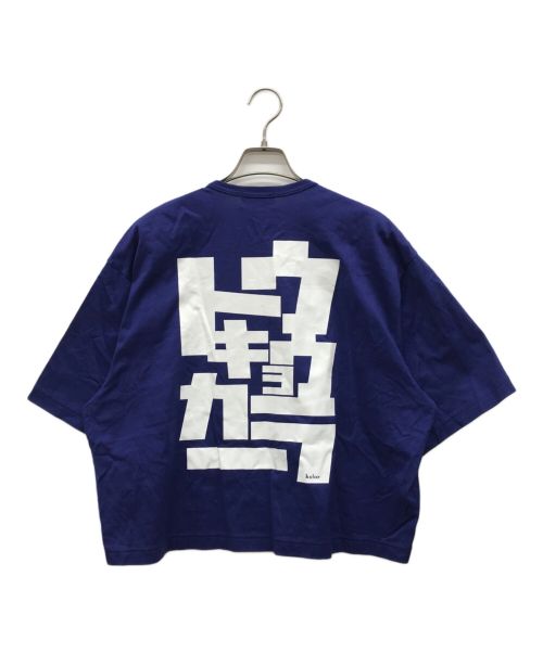 KOLOR（カラー）KOLOR (カラー) 度詰め天竺PRINT TEE ブルー サイズ:なしの古着・服飾アイテム