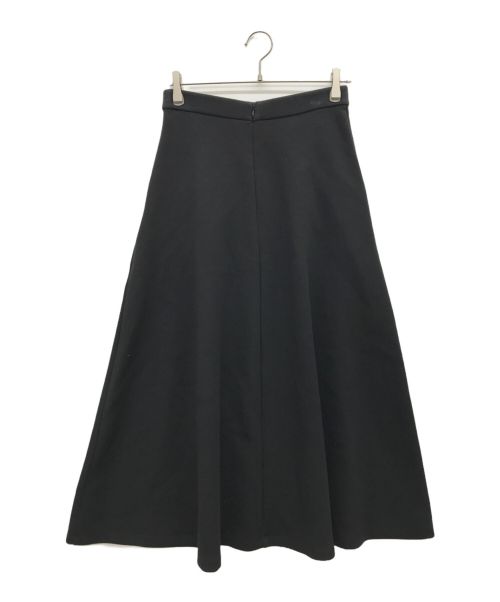 Munich（ミューニック）Munich (ミューニック) ダブルジャージロングスカート ブラック サイズ:Mの古着・服飾アイテム