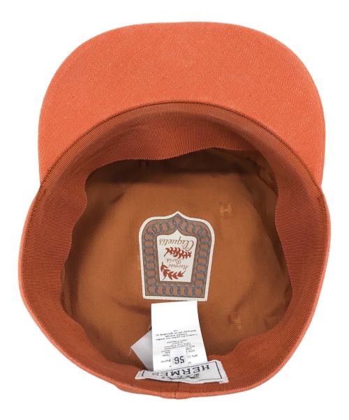 HERMES（エルメス）HERMES (エルメス) カブール・クリケティス オレンジ サイズ:56の古着・服飾アイテム