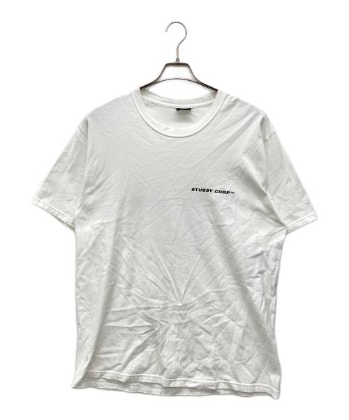 stussy（ステューシー）stussy (ステューシー) CITY SPIRAL TEE ホワイト サイズ:Lの古着・服飾アイテム