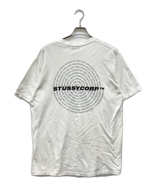 stussy（ステューシー）stussy (ステューシー) CITY SPIRAL TEE ホワイト サイズ:Lの古着・服飾アイテム