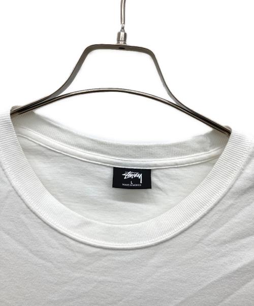 stussy（ステューシー）stussy (ステューシー) CITY SPIRAL TEE ホワイト サイズ:Lの古着・服飾アイテム