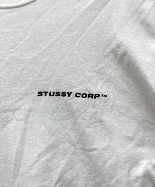 stussy（ステューシー）stussy (ステューシー) CITY SPIRAL TEE ホワイト サイズ:Lの古着・服飾アイテム
