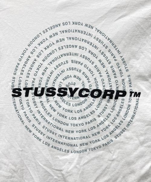 stussy（ステューシー）stussy (ステューシー) CITY SPIRAL TEE ホワイト サイズ:Lの古着・服飾アイテム